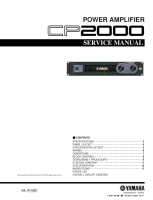 Yamaha CP-2000 - Service Manual 